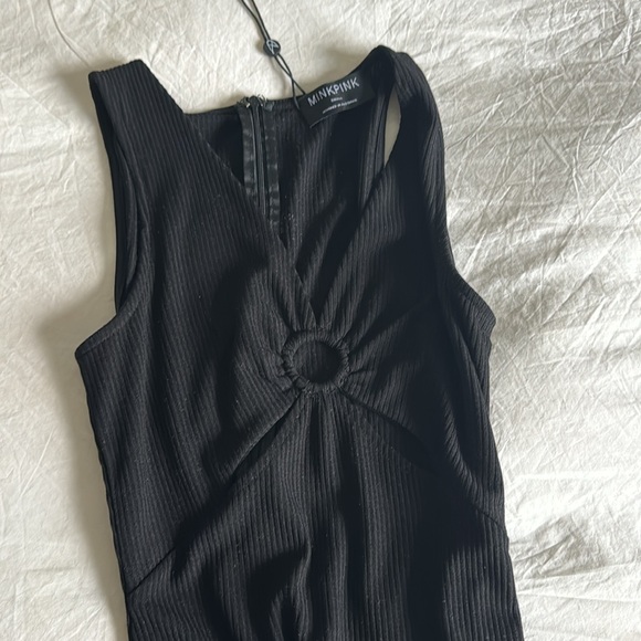 Revolve Black Midi Dress - Picture 5 of 6